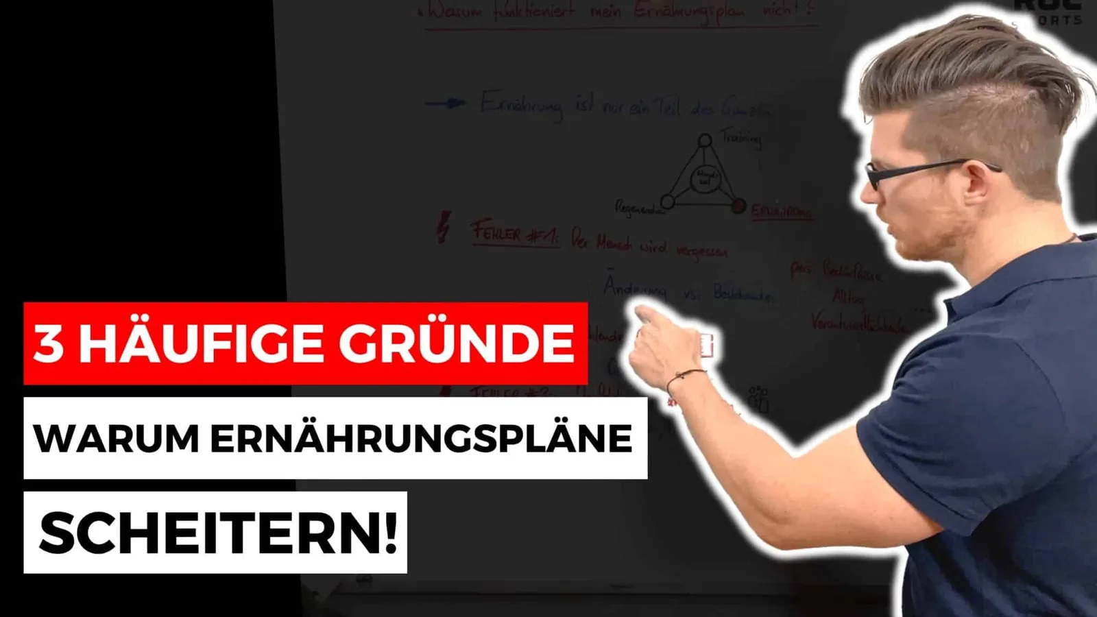 3 Fehler: Warum Dein Ernährungsplan nicht "funktioniert"!