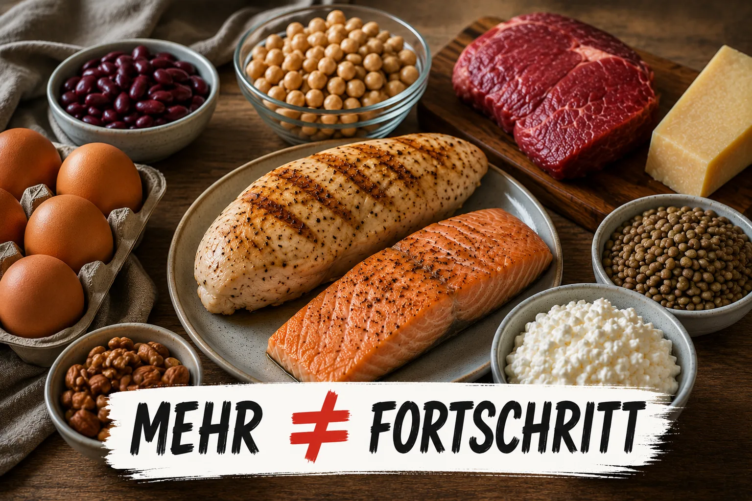 Mehr Protein bringt Dir NICHT mehr Fortschritt
