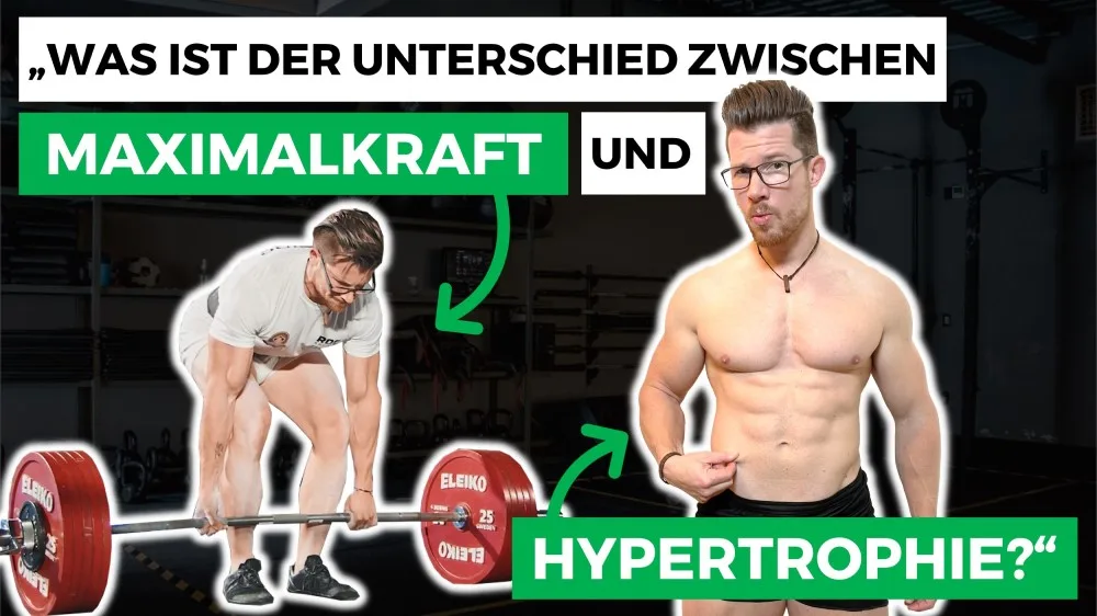 Unterschied zwischen Hypertrophie und Maximalkraft
