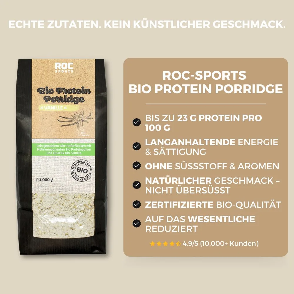 Bio Protein Porridge Vanille - Deine Vorteile
