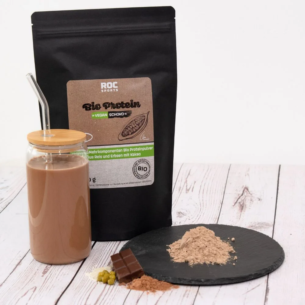 ROC-Sports Bio Protein Pulver Vegan Schoko - Zubereitung