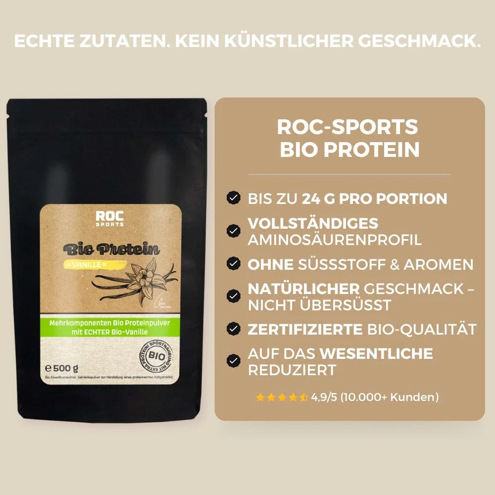 ROC-Sports Bio Protein Pulver Rote Beeren - Deine Vorteile