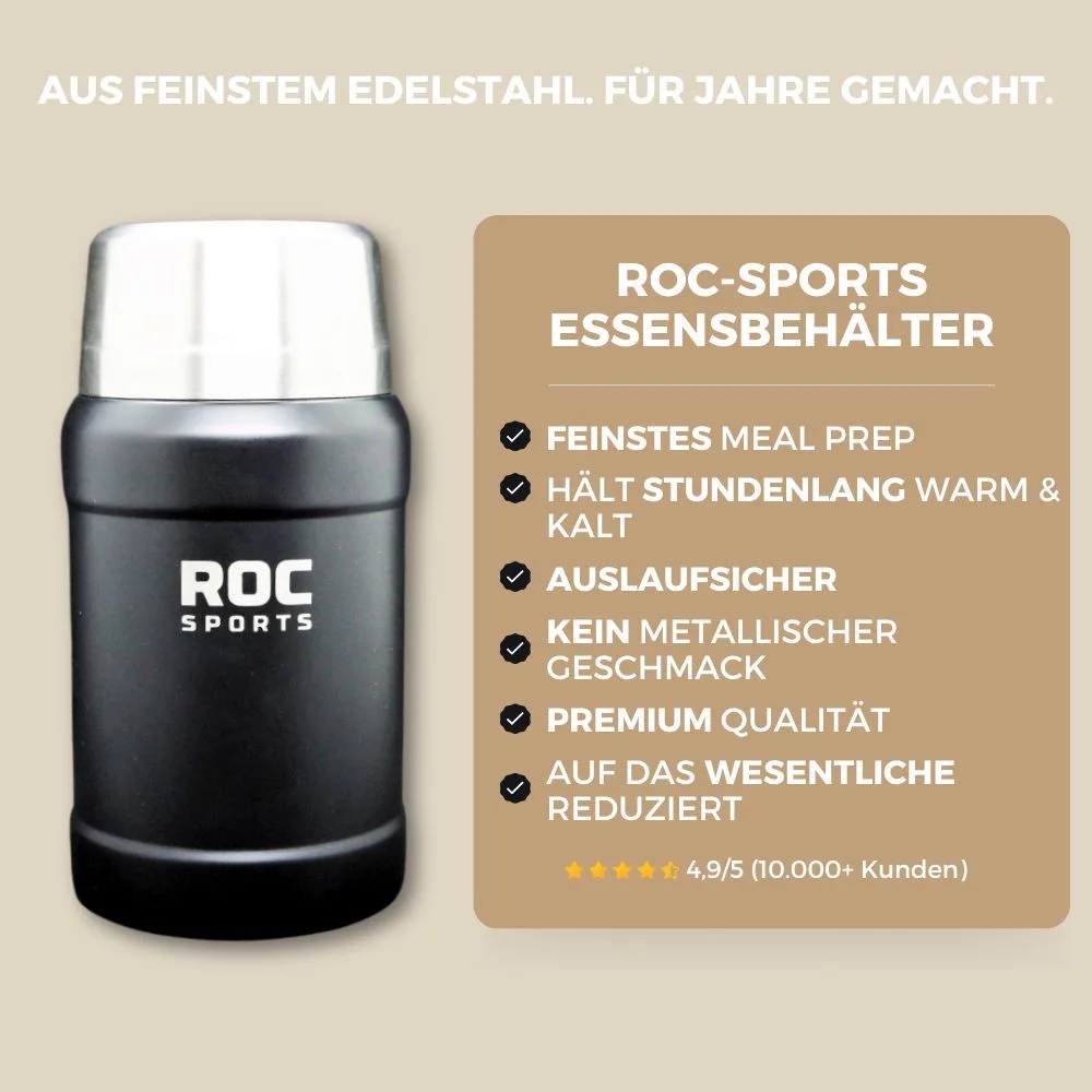 Edelstahl Thermos Essensbehälter - Deine Vorteile