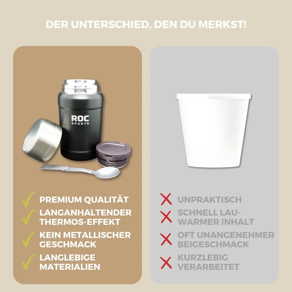 Edelstahl Thermos Essensbehälter - Vergleich