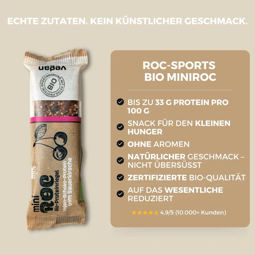 miniROC Bio Riegel Cranberry Cornflakes - Deine Vorteile
