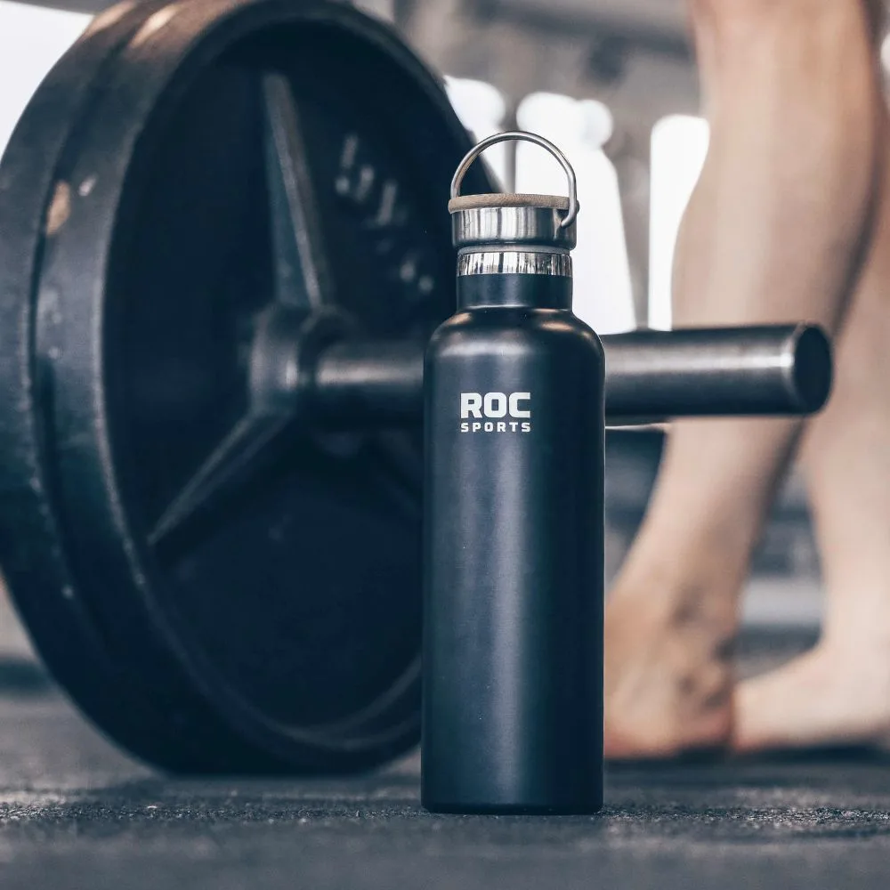 ROC-Bottle: Edelstahl Thermos Trinkflasche - Training