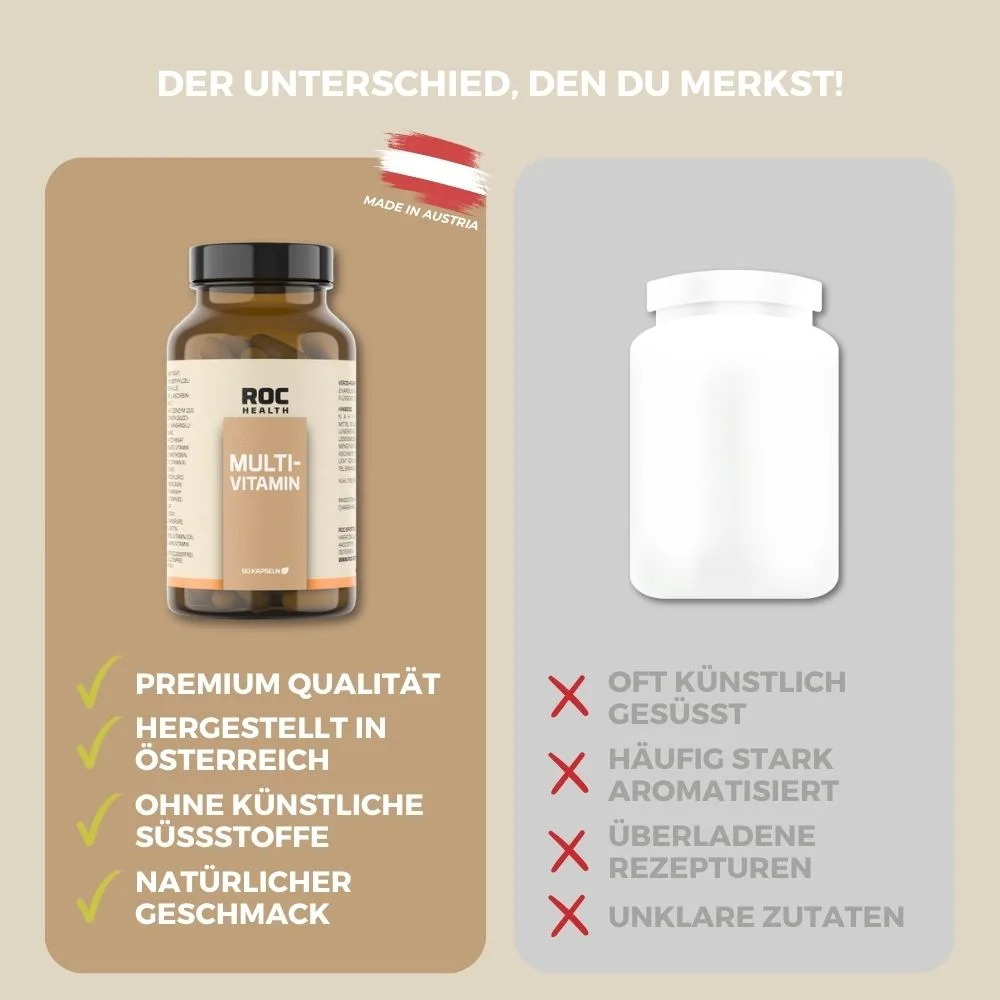 ROC-Health Multivitamin 90 Kapseln - Vergleich