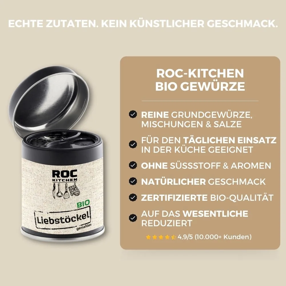 Bio Liebstöckel geschnitten - Deine Vorteile