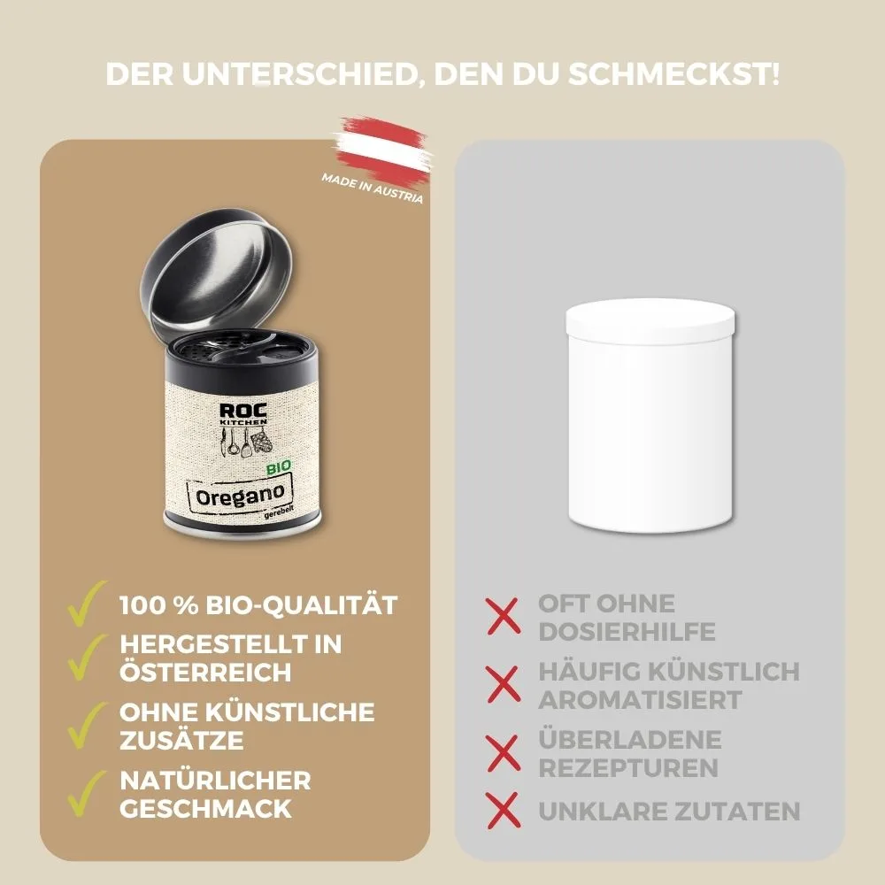 Bio Oregano - Vergleich