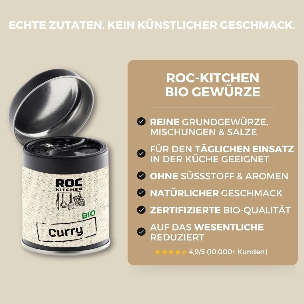 Bio Curry - Deine Vorteile