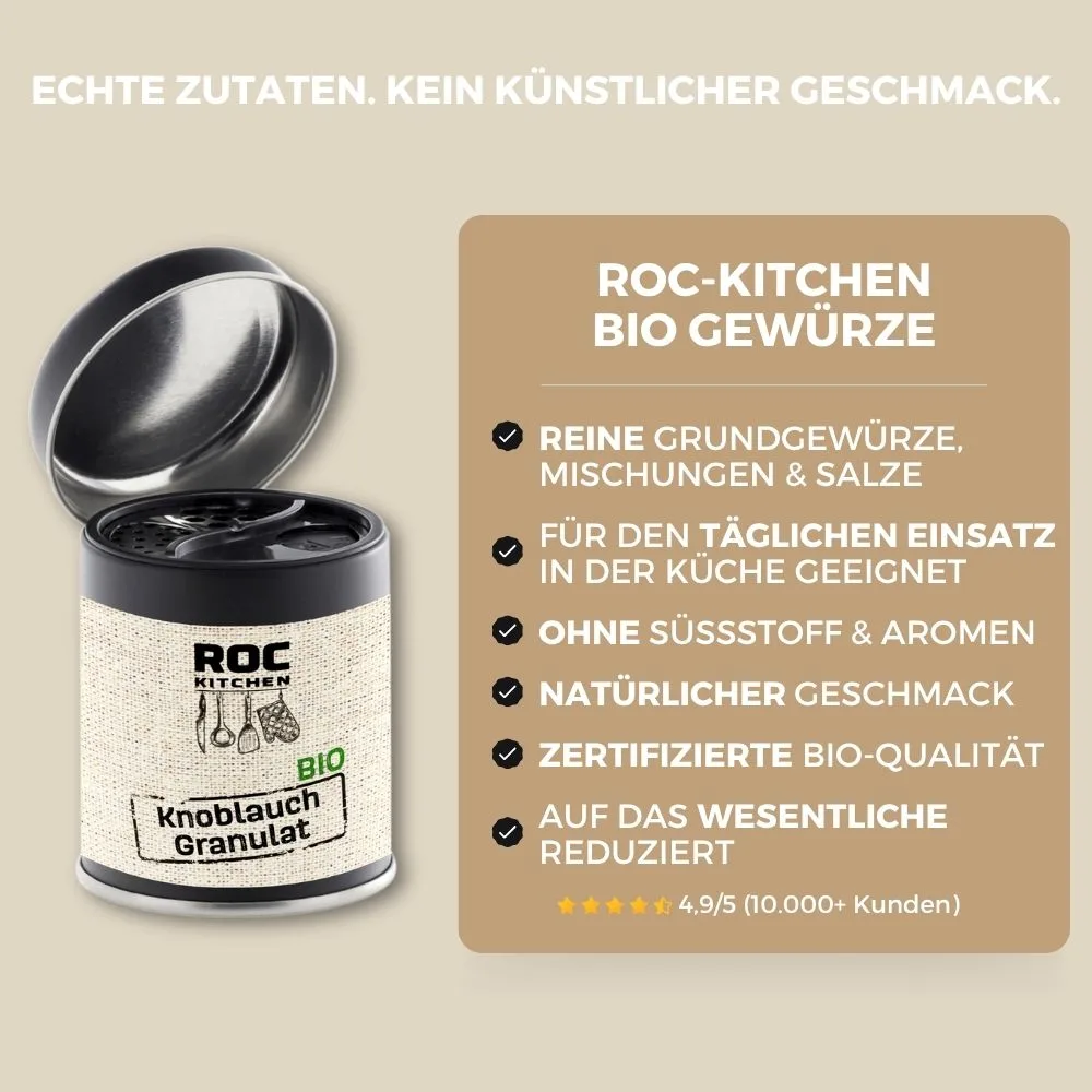 Bio Knoblauch-Granulat - Deine Vorteile