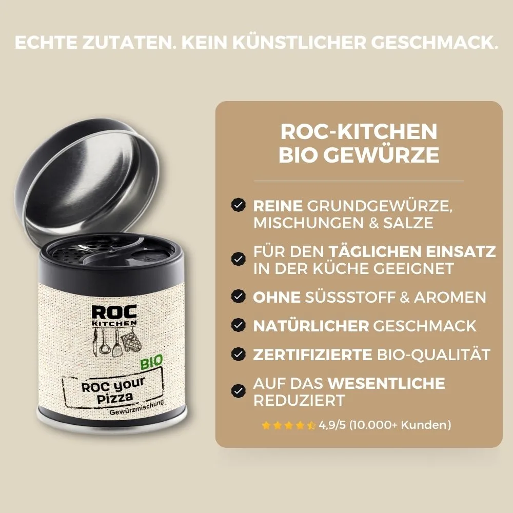 Bio ROC your Pizza - Deine Vorteile