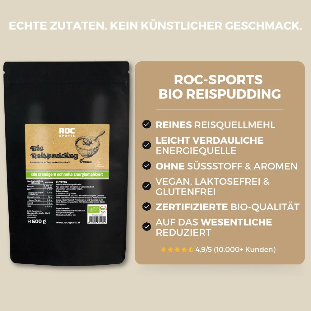 Bio Reispudding - Deine Vorteile
