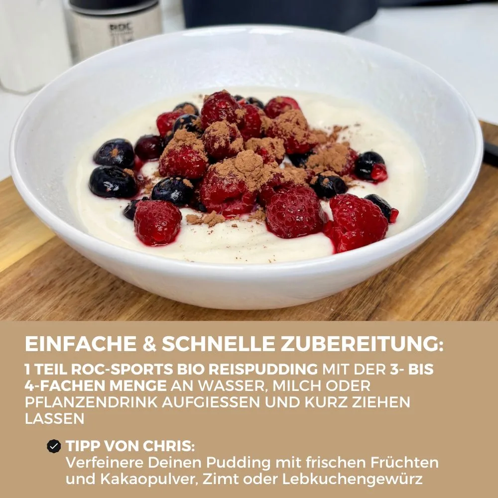 Bio Reispudding - Zutaten