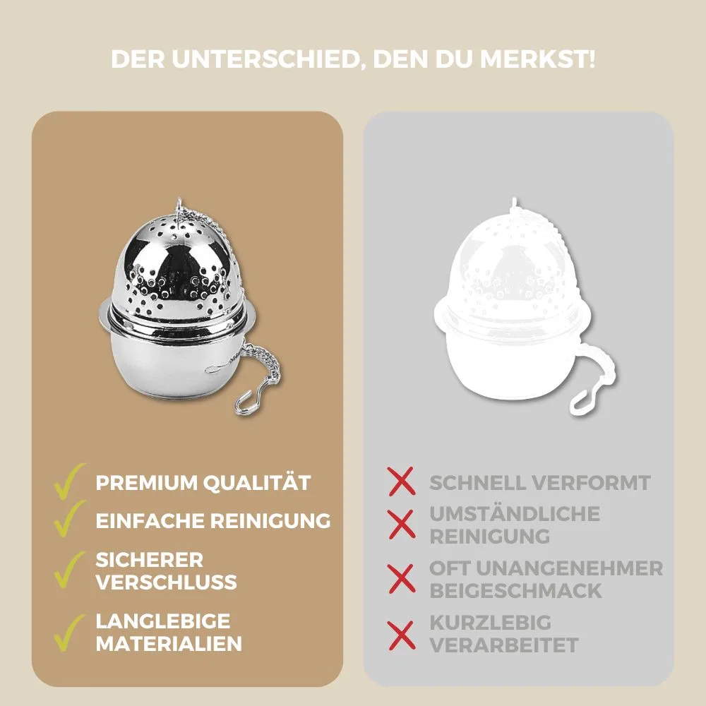 Tee-Ei - Vergleich
